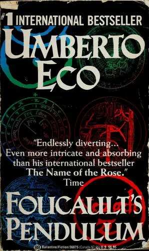 Cover of Foucault's Pendulum by Umberto Eco