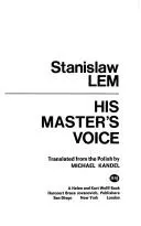 Cover of His Master's Voice by Stanisław Lem