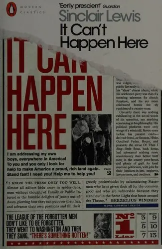 Cover of It Can't Happen Here by Sinclair Lewis