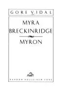 Cover of Myra Breckinridge by Gore Vidal