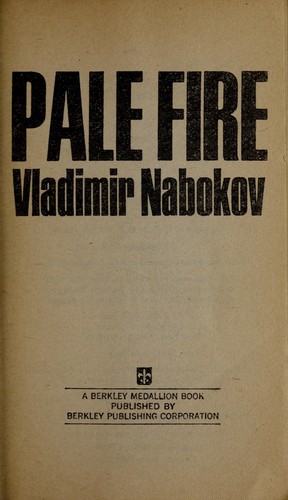 Cover of Pale Fire by Vladimir Nabokov