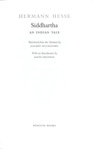 Cover of Siddhartha by Hermann Hesse