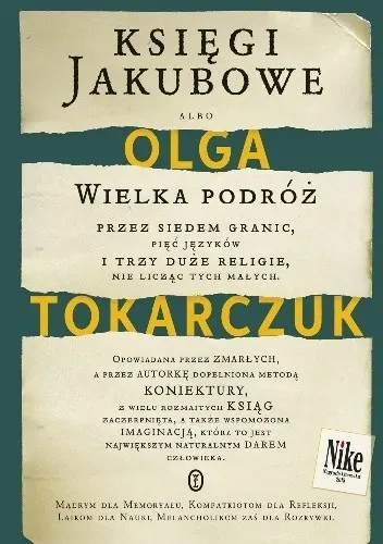 Cover of The Books of Jacob by Olga Tokarczuk