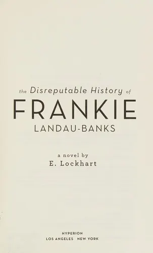 Cover of The Disreputable History of Frankie Landau-Banks by E. Lockhart