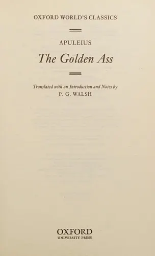 Cover of The Golden Ass by Apuleius