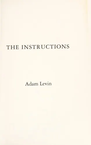 Cover of The Instructions by Adam Levin