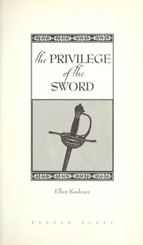 Cover of The Privilege of the Sword by Ellen Kushner