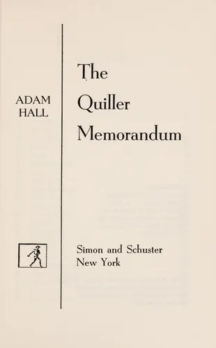 Cover of The Quiller Memorandum by Adam Hall